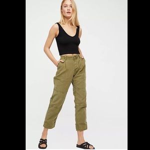 Free People Utility Boyfriend Pants. Size 26